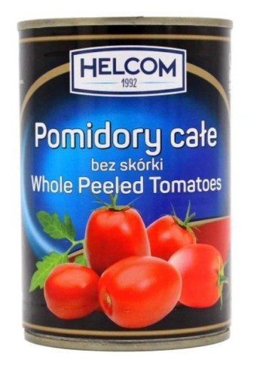 Zdjęcie oferty: Helcom Pomidory całe bez skórki 400g