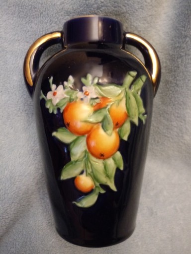 Zdjęcie oferty: Śliczny stary wazon porcelanowy brzoskwinie