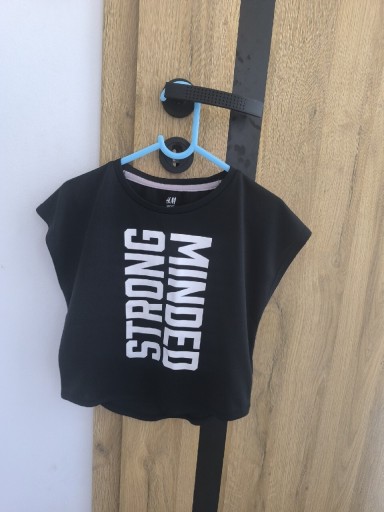 Zdjęcie oferty: Sportowa koszulka dziewczęca t-shirt 110/116 h&m