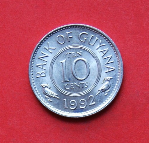 Zdjęcie oferty: 10  Centów  1992 r  -   Gujana  stan!