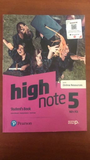 Zdjęcie oferty: high note 5 Student's Book Język angielski Pearson B2+/C1