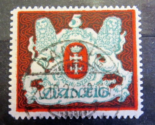 Zdjęcie oferty: WMG Herb Gdańska duży Fi 81 L kas Z OBIEGU  gw. Jendroszek