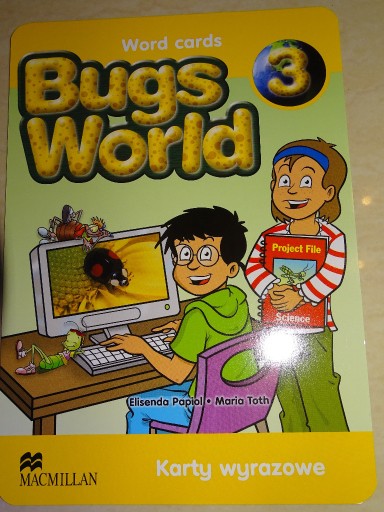 Zdjęcie oferty: Bugs World 3 wordcards karty wyrazowe kl 3, 71szt