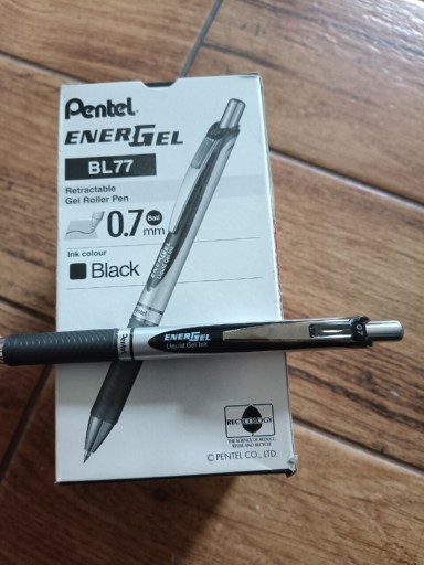 Zdjęcie oferty: Pentel ENERGEL BL77 BL-77 czarny 