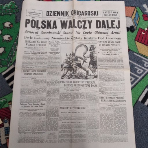 Zdjęcie oferty: Stare gazety 1939r