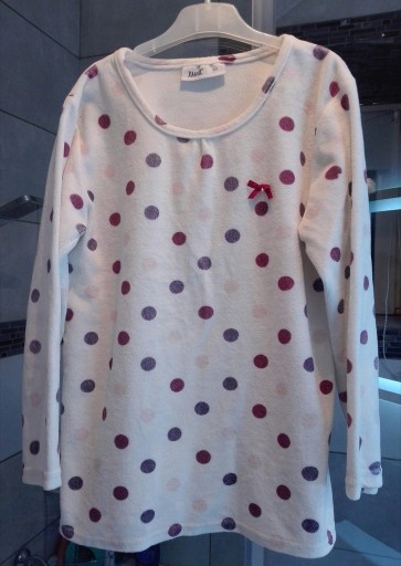 Zdjęcie oferty: X-MAIL Bluzka piżama Miękka frota r. 128 dla córki