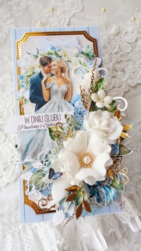 Zdjęcie oferty: Kartka ręcznie robiona na ślub, wesele, rocznicę 