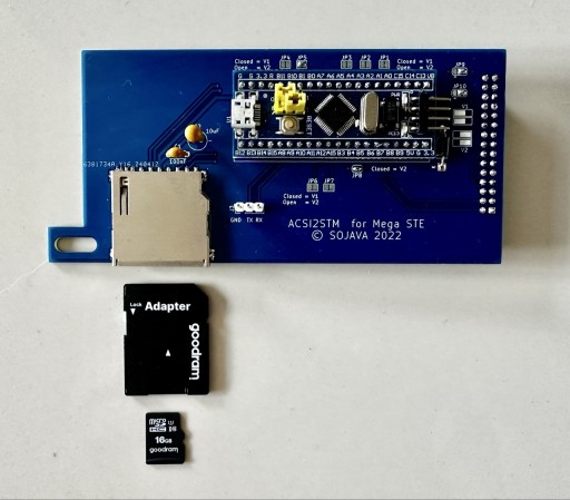 Zdjęcie oferty: Atari Mega STE ACSI2STM emulator HDD + karta microSD z adapterem