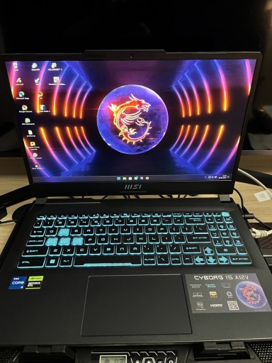 Zdjęcie oferty: Laptop gamingowy msi cyborg 15 a12v