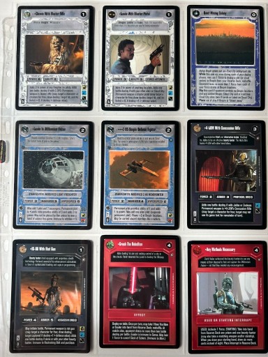 Zdjęcie oferty: Star Wars CCG Enhanced Cloud City premiums set