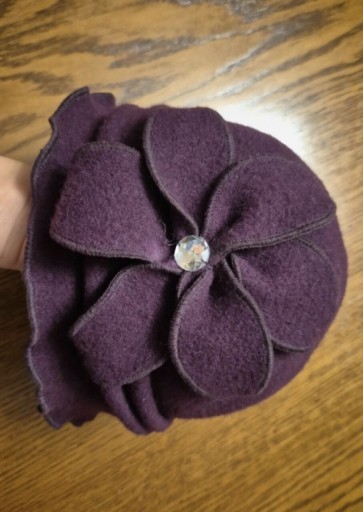 Zdjęcie oferty: Czapka w stylu retro lata 20. Filc