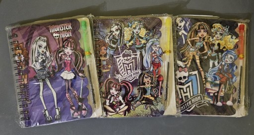 Zdjęcie oferty: Notes z filmu Monster High z długopisem Mattel