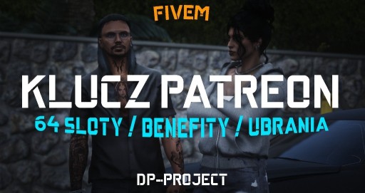 Zdjęcie oferty: Klucz Patreon | FiveM | DP-PROJECT