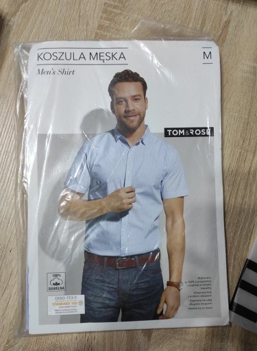 Zdjęcie oferty: Męska koszula z krótkim rękawem rozmiar M nowa