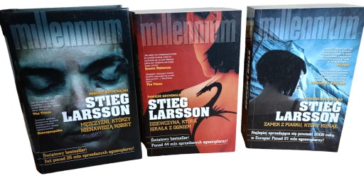 Zdjęcie oferty: Stieg Larsson millenium tom 1,2,3