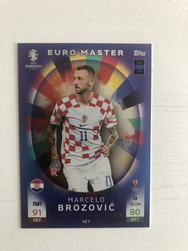 Zdjęcie oferty: Match Attax Euro 2024 LIMITED EDITION BROZOVIĆ!