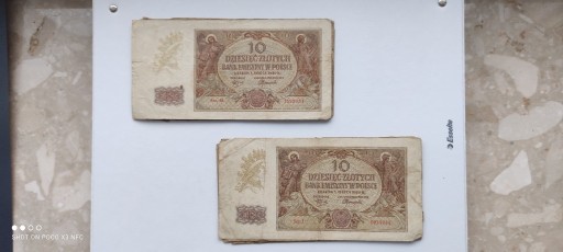 Zdjęcie oferty: Banknoty 10 złotych 1 marca 1940 Kraków