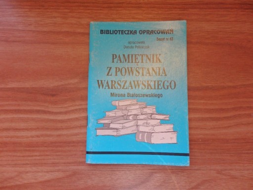 Zdjęcie oferty: Pamiętnik z Powstania Warszawskiego zeszyt nr 63