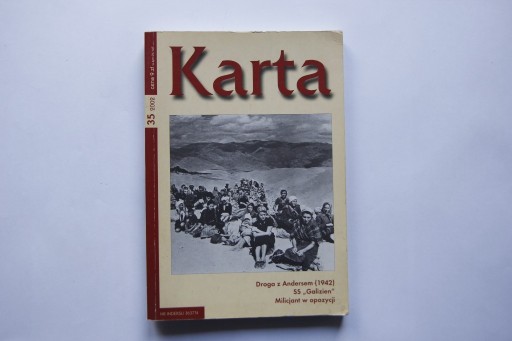 Zdjęcie oferty: Karta 35 rok 2002 droga z Andersem (1942)