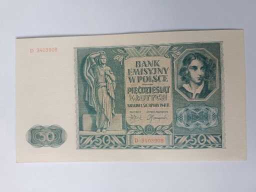Zdjęcie oferty: 50 złotych 1941 st.I-