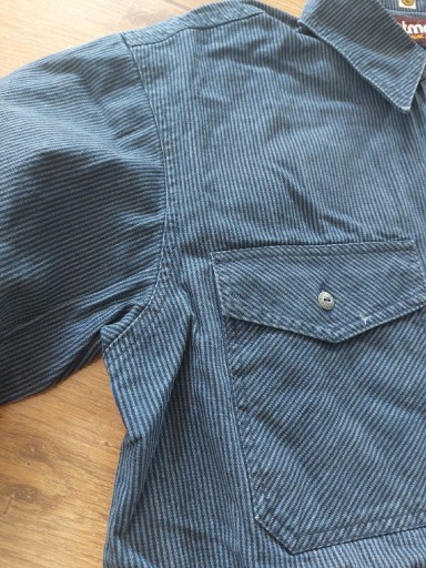 Zdjęcie oferty: Koszula ciemny niebieski w paski XL
