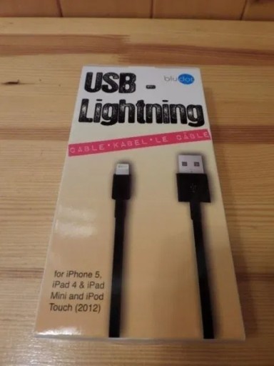 Zdjęcie oferty: Nowy kabel Lighting Apple iPhone iPad czarny