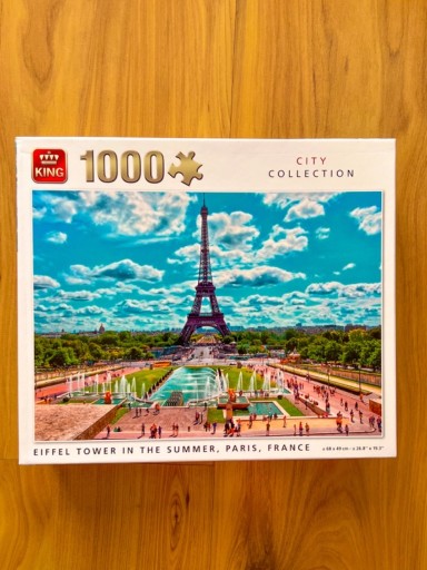 Zdjęcie oferty: Puzzle King 1000 elementów Paryż Wieża Eiffla