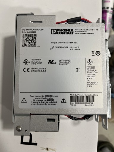 Zdjęcie oferty: Akumulator Phoenix Contact UPS-BAT/PB/24DC/1.3. Ah