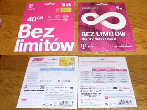 Zdjęcie oferty: Starter z T-Mobile z fajnym numerem 606-194-154