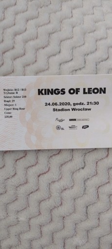 Zdjęcie oferty: Kings Of Leon - bilety 