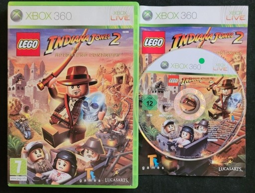 Zdjęcie oferty: Lego Indiana Jones 2 Adventure Continues Xbox 360