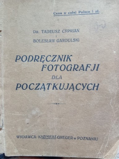 Zdjęcie oferty: Podręcznik fotografii dla początkujących 1928 rok.