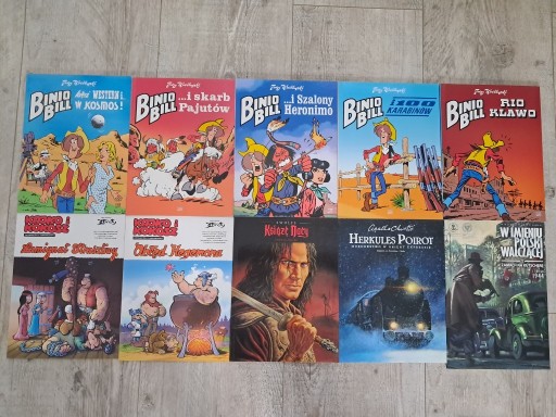 Zdjęcie oferty: Zestaw komiksów Binio Bill , Kajko i Kokosz,Książe nocy