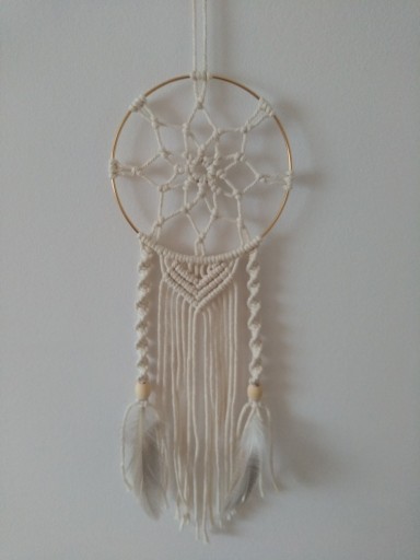 Zdjęcie oferty: Łapacz snów/ Dream catcher - kolor beż/ecru