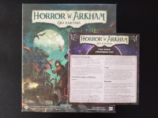 Zdjęcie oferty: Gra karciana Horror w Arkham + Zapomniana Era
