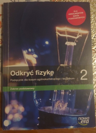 Zdjęcie oferty: Odkryć fizykę 2 podręcznik 