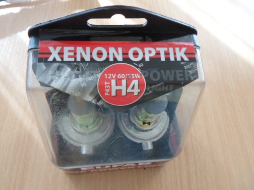 Zdjęcie oferty: Żarówka H 4 xenon optik.