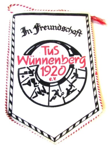 Zdjęcie oferty: Proporczyk Klub TuS Bad Wünnenberg 1920 Niemcy