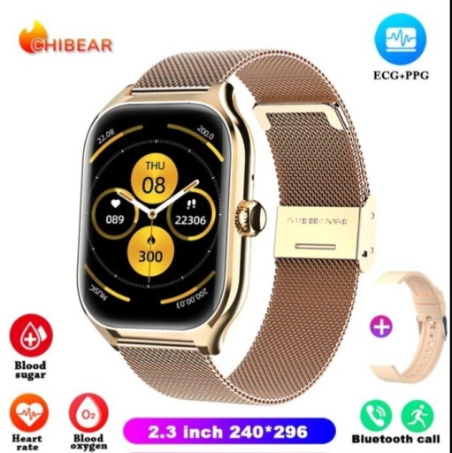 Zdjęcie oferty: Smartwatch HIT 2024 GLUKOZA EKG TELEFON FITNESS 