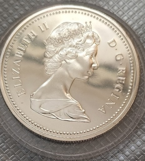 Zdjęcie oferty: Kanada 1 dolar, 1975 r srebro