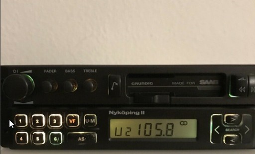 Zdjęcie oferty: radio saab 900, 9000 NYKÖPING II