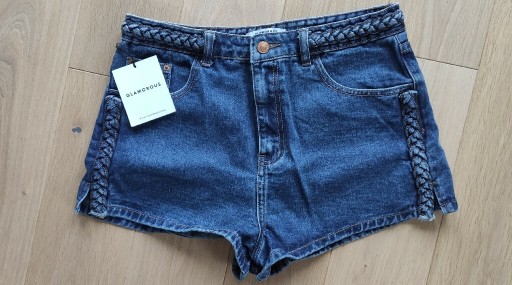 Zdjęcie oferty: Szorty Glamorous jeansowe warkocze M nowe