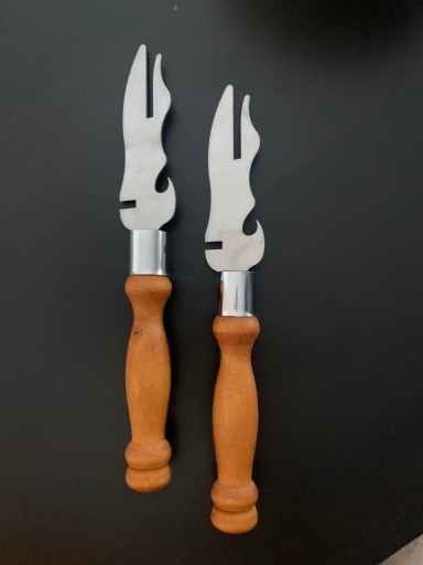 Zdjęcie oferty: nóż-widelec-otwieracz Wyjmowanie mięsa z szaszłyka