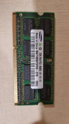 Zdjęcie oferty: Pamięć Ram 2GB do laptopa