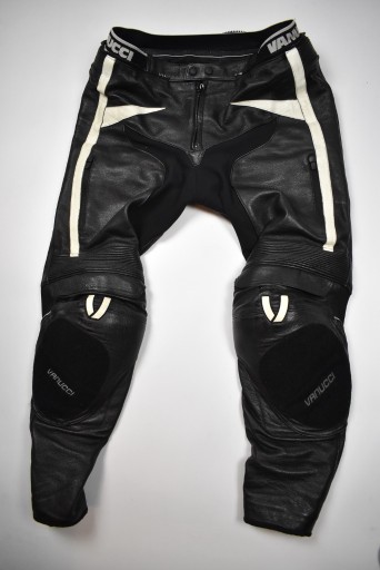 Zdjęcie oferty: Spodnie skóra i strecz motocykl VANUCCI r. 56