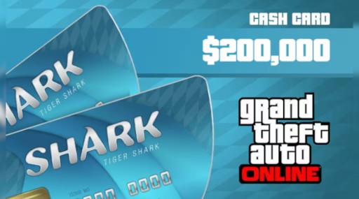 Zdjęcie oferty: GTA Online: Tiger Shark Card 200 000 PC
