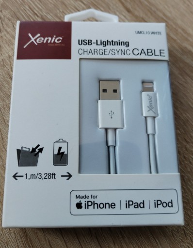 Zdjęcie oferty: Kabel do iPhone/iPad/iPod 1,m/3,28