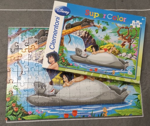 Zdjęcie oferty: PUZZLE Księga Dżungli 104 elementy