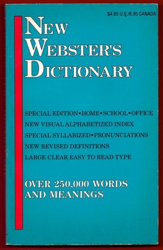 Zdjęcie oferty: NEW WEBSTER'S DICTIONARY