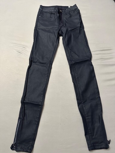Zdjęcie oferty: spodnie woskowane r.34 XS j. Zara kapitalne